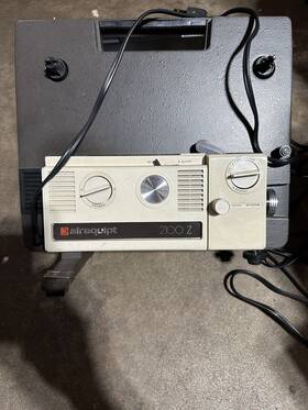 Airequipt 2100-z Vintage 2100 Z Dual 8mm Film Projector Circa 1974-1979