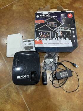 Atmos Afxg014 Fx Digital Decorating Projector Kit With Card And Remote