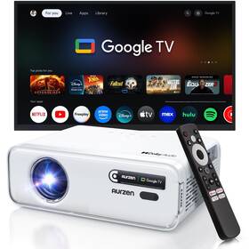 Aurzen 850061905833 4k Supported Smart Projector Native 1080p Wifi Bluetooth Auto Focus Portable