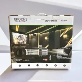 Vt-50 Brooks Audio Cinema Hd Series 3d 4k Projector 50-250 Inch Screen Size