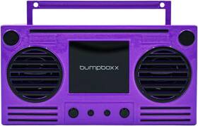 Bumpboxx 700512046151 Microboom Speaker Boombox Bluetooth Poppin Purple