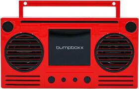 Bumpboxx 810063742416 Microboom Speaker Boombox Bluetooth Candy Red