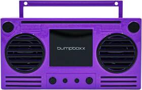 Bumpboxx 810063742423 Microboom Speaker Boombox Bluetooth Poppin Purple