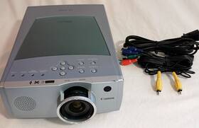 Canon Lv-5110u Portable Projector With Svga Power Cords 800x600 Tested