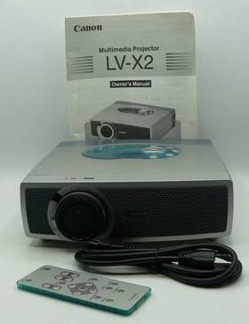 Canon Lv-z2 Multimedia Projector With Remote Control Tested Working Excellent