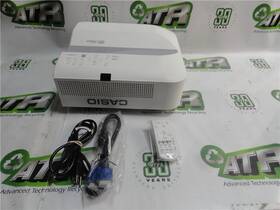 Casio Xj-ut31own Xj-ut310wn Projector Ultra Short Throw Lamp Hours Display Cord Remote