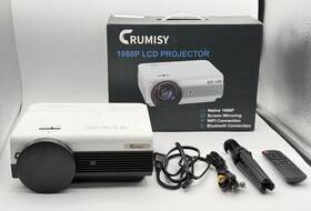 Crumisy B0dsbcphtr Mini Projector With Wifi And Bluetooth