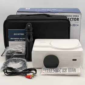 Pd-201star Dxyiitoo Pd-201 Star 1080p 8000 1 Portable Multimedia Projector With Dvd Player