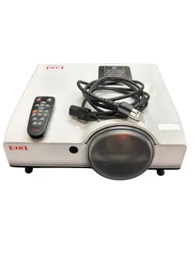 Lc-xip2610 Eiki Lc-xip2600 Projector With Power Cord And Remote Works White