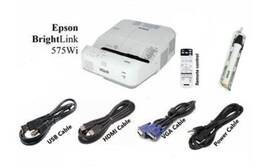 Epson 575wia Brightlink 575wi Interactive Lcd Projector 1250 Lamp Hours Used