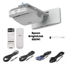 585wib Epson Brightlink 585wi Interactive Projector 1250 To 2000 Lamp Hours Used 585wib Epson Brightlink 585wi Interactive Projector 1250 To 2000 Lamp Hours Used