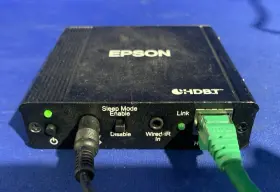 Elphd01 Epson Hdbaset Large Venue Projector Transmitter With Power Adaptor -read Elphd01 Epson Hdbaset Large Venue Projector Transmitter With Power Adaptor -read