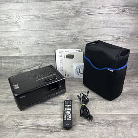 Epson H302a Lcd Projector Model Cd Manual Remote Case Power Cord Very Nice