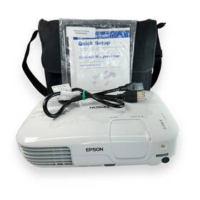 Epson H327a Powerlite W7 26 Lamp Hours With Cord Case No Remote Wxga Conferen