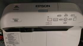 Epson H485a Powerlite 480short Throw Hdmi Projector 2843 Hrs With Ceiling Mount Elpm828