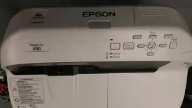 480short Epson H485a Powerlite Throw Hdmi Projector 2843 Hrs With Ceiling Mount Elpm828