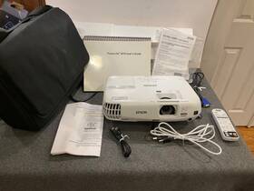 Epson H493a Powerlite W16 Model Wxga Hd Projector With Remote - 103 Hours
