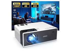 Fudoni Aurorap3 Projector With Wifi And Bluetooth Outdoor Portable 4k Support