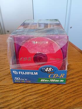 Fujifilm 25304150 New 42 Of 50-pack Cd-r 80 Minute 700mb 24x Write With Jewel Case