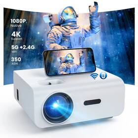 Groview 195925894558 100 Inch Class Fhd 1080p Led Projector