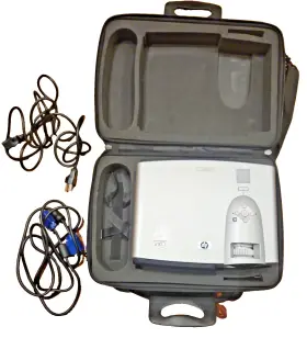 Vp6100 Hp Dlp Video Movie Night Portable Digital Projector With Carrying Case