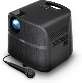 Ion Audio 700512046335 Projector Deluxe Hd Battery/ac Powered 720p Led Bt-enabled Ion Audio 700512046335 Projector Deluxe Hd Battery/ac Powered 720p Led Bt-enabled
