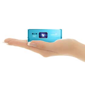 Ivation Iv-pj-pro3-b Pro3 Smart Dlp Projector Portable With Wi-fi And Bluetooth - Blue