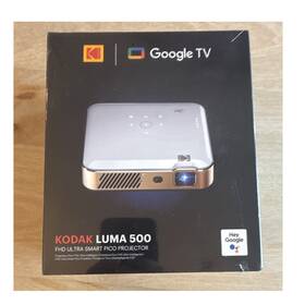 Kodak Rodpjs500 Luma 500 Fhd 1080p Dlp Portable Pico Projector Google Tv White/gold