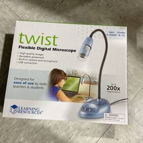 Learning Resources Ler4411 Twist Flexible Digital Microscope -