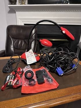 Lumens Dc190 Portable Camera Sxga With Mic Projector Cables And Accessories