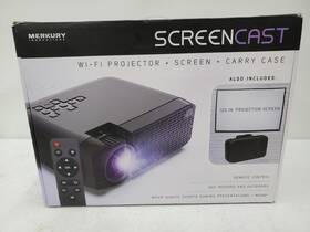 Mercury Mi-p002b Merkury Screencast Wi-fi Projector Screeen Carrying Case Loc By12