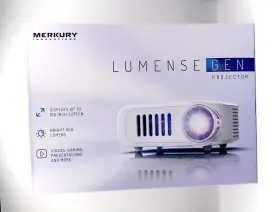 Merkury Innovations 844702095731 Lumense Gen Projector - 800 Lumens Displays Up To 100 Inchs