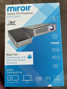 Miroir M200a Smart Tilt Projector Boost Series Model In Original Box