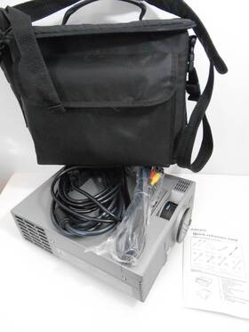 Mitsubishi Lvp-x70ux Xga Projector Remote Instruction Card And Case See Desc