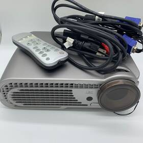 Optoma Ep-732b Projector Ep73b Includes Bulb Power Cord Cable Case Remote Works