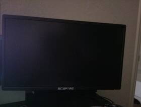 Sceptre E225w-19203rt 22-inch 75hz 1080p Led Monitor Hdmi Vga Build-in Used