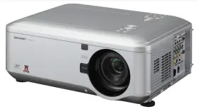 Xg-ph80wn Sharp Projector - Powers On Needs Lamps See Images For Damage