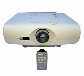 Sharp Xv-c10u Rare Lcd Projector Pal/secam/ntsc System With Remote 814 Hrs