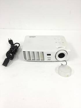 Vivitek D510 Portable Dlp White Projector 635 Lamp Hours With Power Cable And Bulb