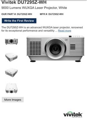 Vivitek Du7952z-wh Large Lcd Projector