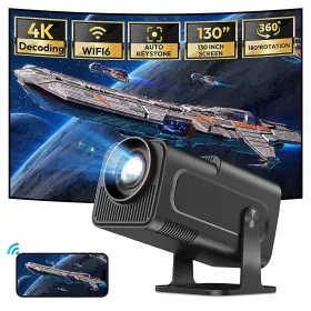 Xgody 680358360560 130 Inch Class Fhd 1080p Led Projector Gimbal 5