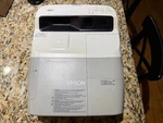Epson Brightlink Short Throw 455WI 3-LCD 2500 Ansi Lumens Projector New Bulb Used. Price: $84.99.