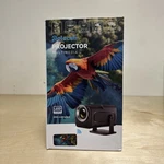 Polocsh HY320 Mini Projector With Wi-fi &bluetooth, 1080P 10,000 Lumens White New. Price: $53.19.