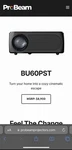 Probeam BU60PST 8K 8000 Lumencommerical/residential Laser Projector New. Price: $1439.00.