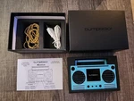 Bumpboxx With Black Bluetooth Wireless Speaker Microboom W/charger & Chain Open. Price: $39.95.