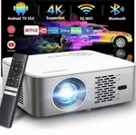 Cibest G1 Projector 4K Support With 5G Wifi Bluetooth Native 1080P -silver/white Open. Price: $128.99.