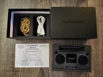 Refurbish Bumpboxx Gray With Black Bluetooth Wireless Speaker Microboom Chain Open. Price: $39.95.