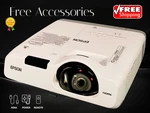 Epson Powerlite 520 3LCD 4K Projector Short-throw 2700 Lumens Byod 16W Speaker Used. Price: $110.75.