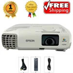 Epson Powerlite 98 Projector 3000 Lumens 1080I Hdmi H577A Bright W/bundle Very. Price: $142.66.