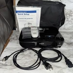 Epson EX71 Wxga 2500 Lumens Multimedia 3LCD Projector H310A Remote And Manual Used. Price: $89.00.